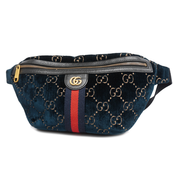 Gucci Bags Gucciauth Body Bag Gg Marmont 574968 Velvet Dark Green